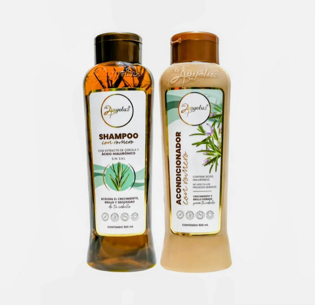 Champú y acondicionador Anyeluz.